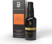 Baardolie Spicy Pumpkin 30ml - Baardverzorging - Baard olie met doseerpomp - Best Beardcare Beard Oil - Limited Edition