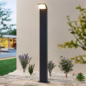 Lucande - LED buitenlamp - 1licht - Aluminium, polycarbonaat - H: 100 cm - antraciet, wit - Inclusief lichtbron