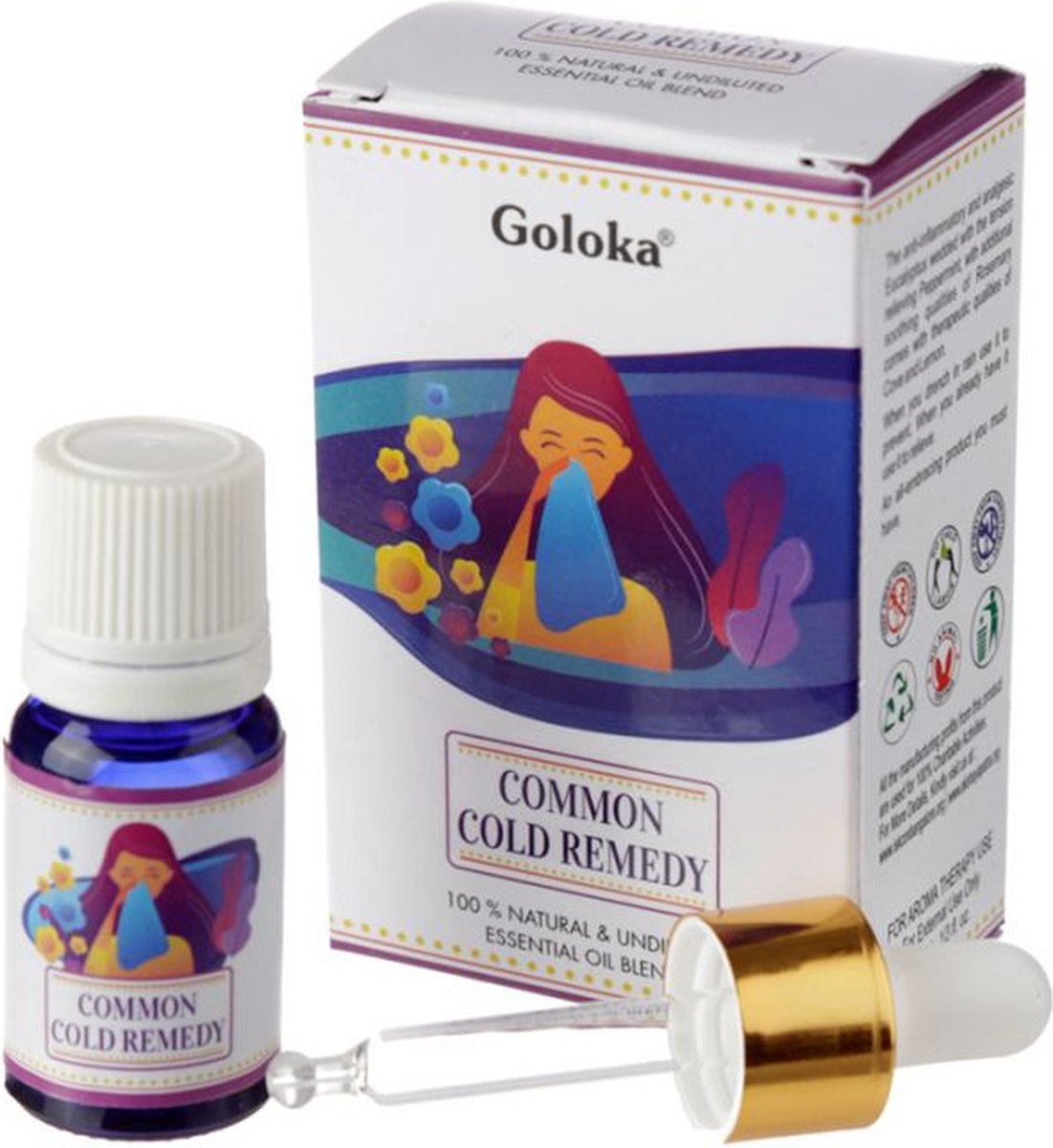 Goedkoopste Goloka Mix Etherische Olie - Bij Verkoudheid