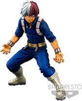 My Hero Academy Banpresto World figure Colosseum Super Master Star Piece Two Dimensions Shoto Todoroki figure 21cm