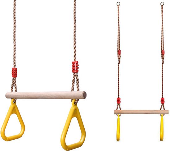 Fores-style trapeze ringen voor schommel kunststof