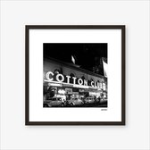 Cotton Club Marquee In NY | Collector Edition (S) Boutique - 50 x 50 - Black Wood