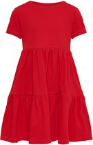 Only jurk meisjes - rood - KONmay - maat 146/152