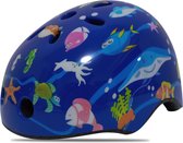 Fietshelm Kinderen Pro Sport Lights - Kinderhelm Blauw - 48/55cm - Helm Kind