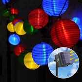 Meisterhome® solar tuinverlichting - 20 LED lampions - festival-feest -verlichting -  Tuinverlichting