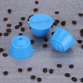 3x Hervulbare Dolce Gusto cups | Koffiecups | Koffie capsule| hervul baar | Blauw