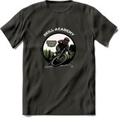 Skill Academy T-Shirt | Mountainbike Fiets Kleding | Dames / Heren / Unisex MTB shirt | Grappig Verjaardag Cadeau | Maat M