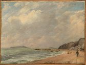 Kunst: John Constable, Osmington Bay, 1816, Schilderij op canvas, formaat is 75X100 CM