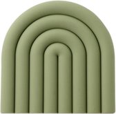 Pannenonderzetter – Siliconen – Hittebestendig – 3 stuks – Eyecatcher – Opvouwbaar – Pannenlappen – Tafeldecoratie – Groen