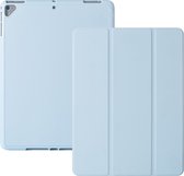 Tablet Hoes + Standaardfunctie - Geschikt voor iPad Hoes 5e, 6e, Air 1e, Air 2e Generatie - 9.7 inch (2017/2018) - Licht Blauw