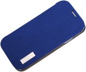 Rock Samsung Galaxy S4 Hoesje Elegant Shell Flip Case Blauw