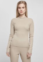 Urban Classics Sweater/trui -S- Rib Knit Turtleneck Creme