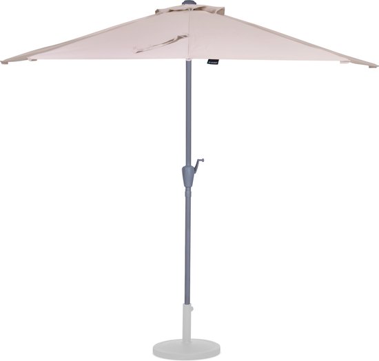 VONROC Premium Parasol Magione – Duurzame balkon parasol - Halfrond  270x135cm – UV... | bol.com