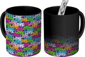 Magische Mok - Foto op Warmte Mokken - Koffiemok - Quotes - Regenboog - Romantisch - Magic Mok - Beker - 350 ML - Theemok