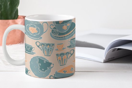 Mug - Tasse à café - Motifs - Vintage - Tasse - Thee - Tasses - 350 ML - Tasse - Tasses à café - Tasse à thé