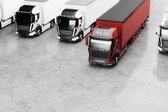 405cm X 270cm - Papiers Papier peint photo - Flotte de camions, camionneurs, 11 tailles, impression premium, y compris la colle à papier peint