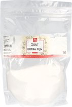 Van Beekum Specerijen - Zout Extra Fijn - 1 kilo (hersluitbare stazak)