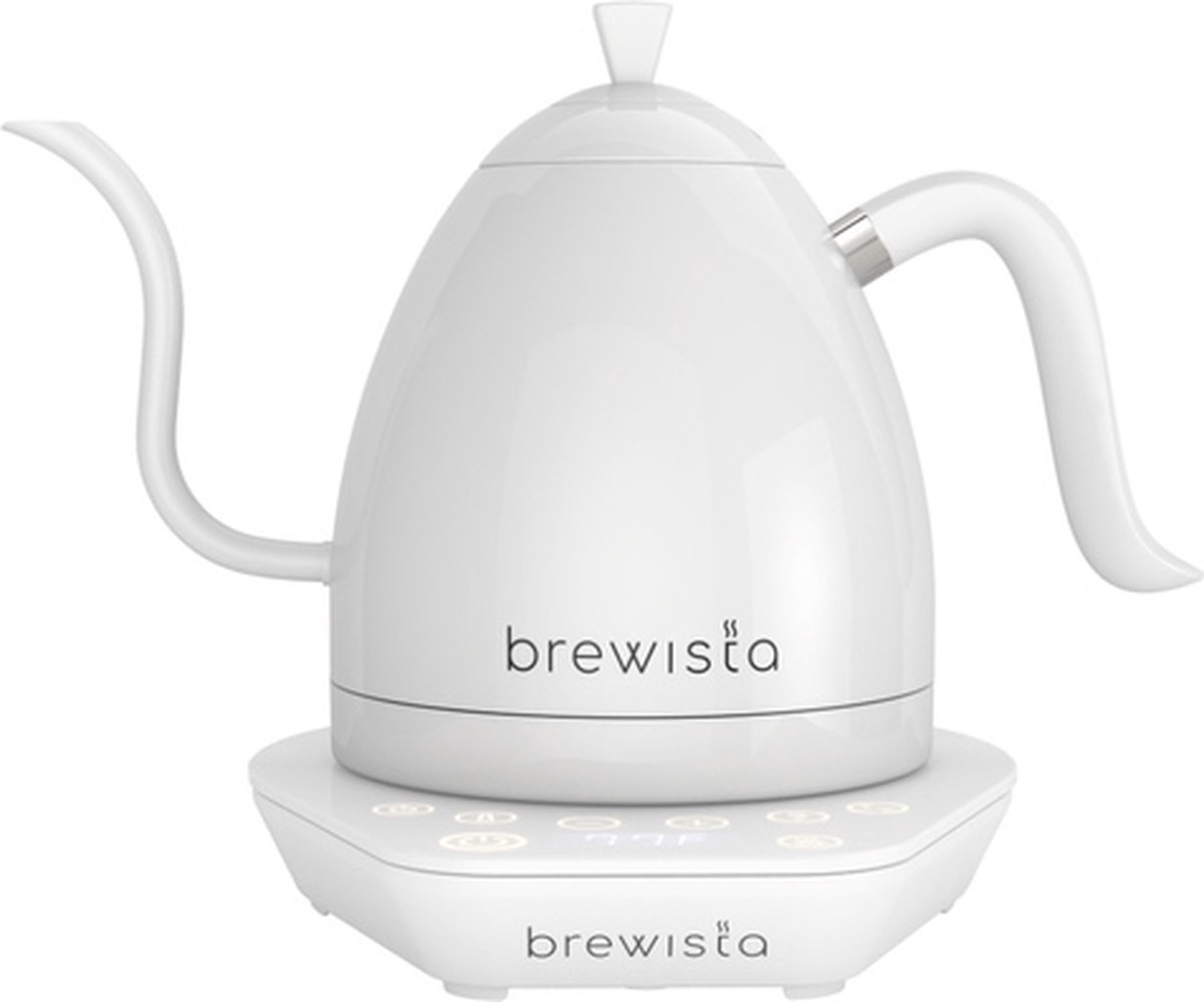 Brewista - Artisan Variable Temperature Electric White Kettle - 1 liter