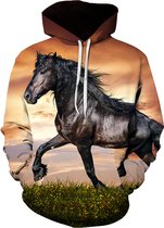 Hoodie paard - Fries - XXXL - vest - sweater - outdoortrui - trui - sweatshirt