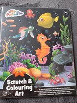 Scratch en colouring art - Kras en kleurboek