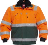 FE Engel Pilot Jas EN 20471 1172-928 - Oranje/Groen 101 - M