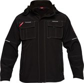 FE Engel Combat Softshelljas 1260-229 - Zwart 20 - 3XL