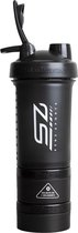 Shakebeker - Senz Sports Shaker met balveer en compartimenten - 650ml