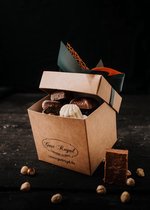 Doosje Belgische Chocolade - pralines met praliné vulling 500 gr - Ambachtelijk vervaardigde bonbons - Chocolade geschenkset