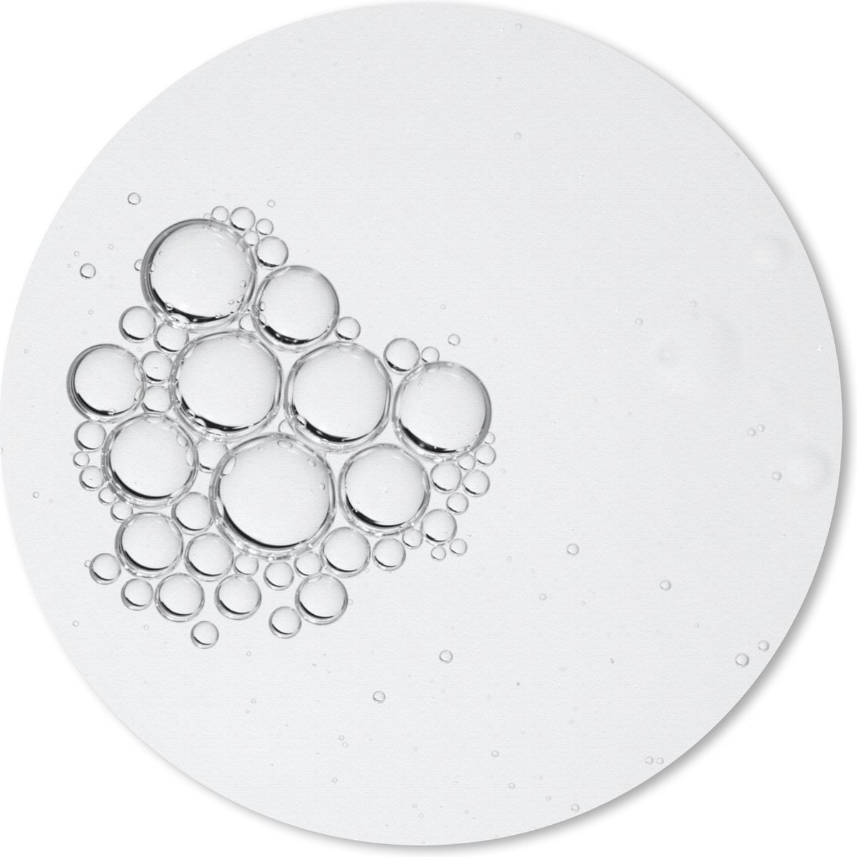 Muismat rond 50x50 cm - Mousepad Meerdere druppels bij elkaar - Ronde muismatten