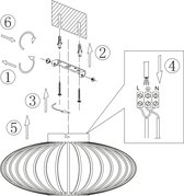 Steinhauer Dunbar AN plafondlamp 1-lichts 40cm