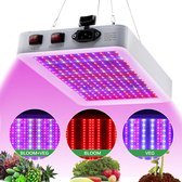 LED-kweeklamp - Volledig spectrum - 3000W - Plantenkweeklamp - met Veg en Bloom - Phytolamp met dubbele schakelaar - voor kamerplanten Kas