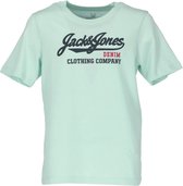 JACK&JONES JUNIOR JJELOGO Jongens T-shirt - Maat 176