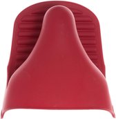 Gant de cuisine/gant de cuisine en Siliconen rouge 9 x 12,5 cm - Manique - Gant de cuisine