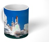 Mok - Space shuttle lancering aan het water - 350 ML - Beker - Uitdeelcadeautjes
