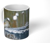 Mok - Vogelbad - Winter - Mees - 350 ML - Beker - Uitdeelcadeautjes