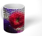 Mok - Klaproos - Bloemen - Glas - 350 ML - Beker - Uitdeelcadeautjes