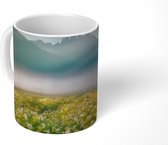 Mok - Bloemen - Bergen - Mist - 350 ML - Beker - Uitdeelcadeautjes