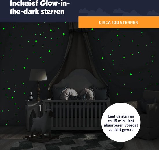 Glow In The Dark Sterren En Maan Aanbieding bij Top 1 Toys