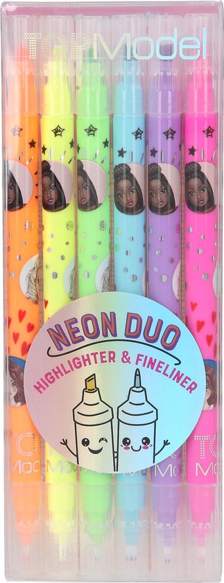 Depesche - TOPModel neon duo highlighter & fineliner