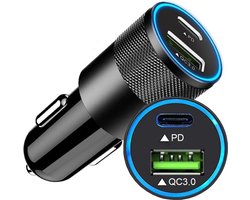 DutchOne USB-C Autolader Dual Port - afbeelding 1