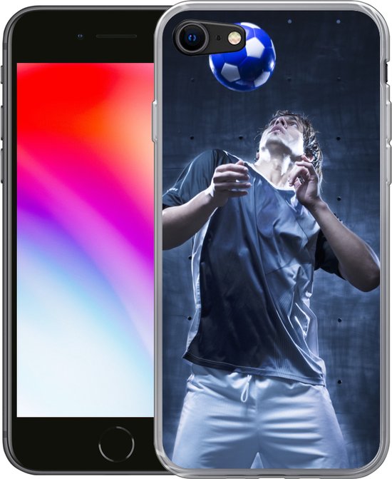 Coque iPhone 7 - Joueur de football High Holding - Coque en Siliconen pour  téléphone | bol.com