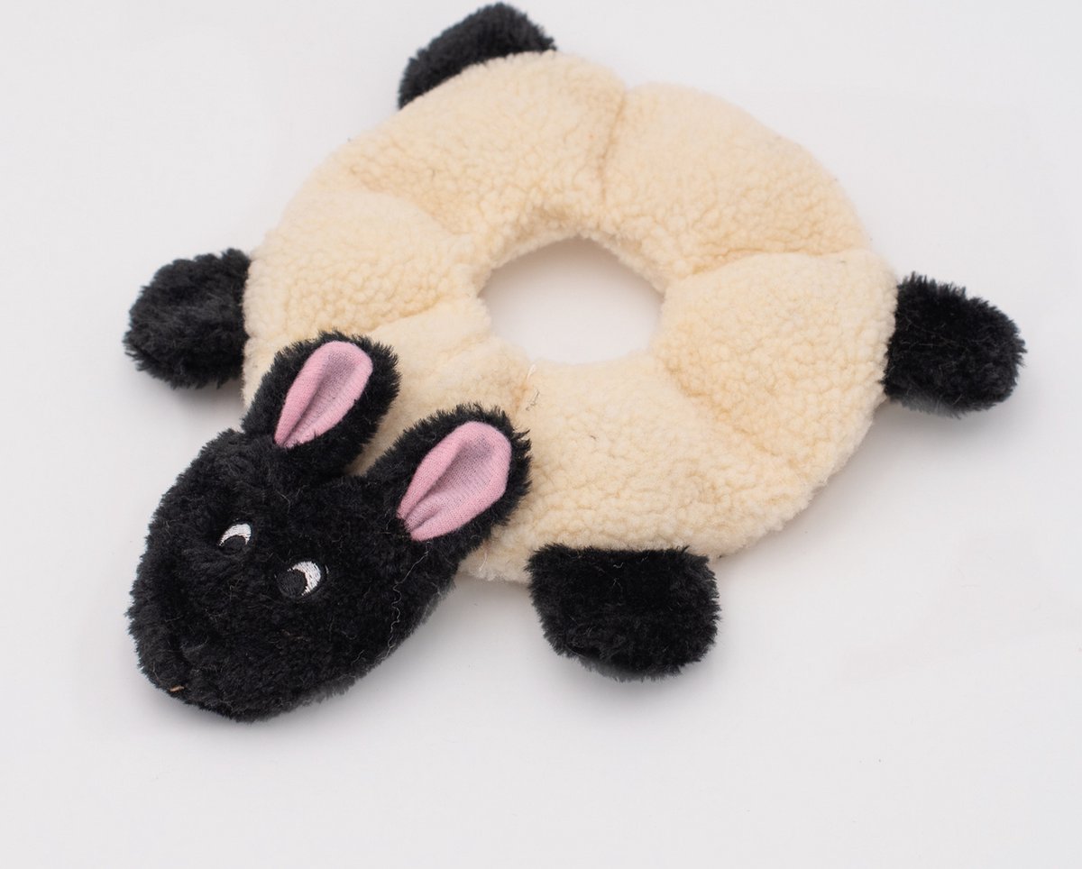 Zippy Paws ZP998 Loopy - Sheep - Speelgoed voor dieren - honden speelgoed – honden knuffel – honden speeltje – honden speelgoed knuffel - hondenspeelgoed piep - hondenspeelgoed bijten