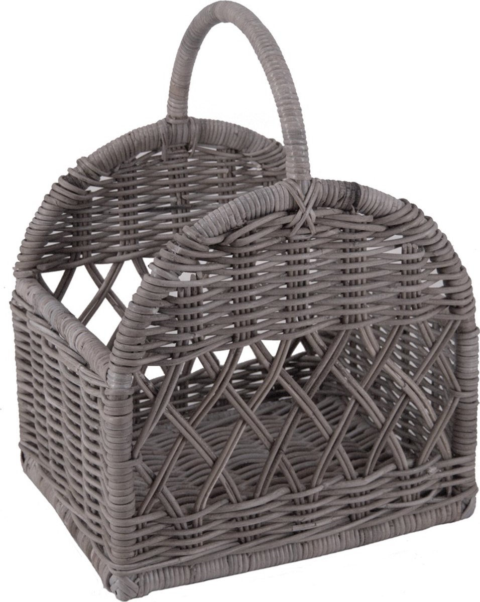 Rotan Houtblokmand 45x37