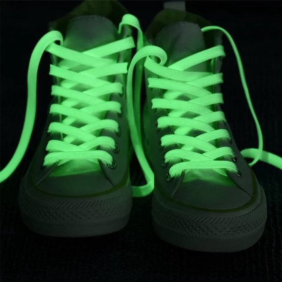 Lacets - Glow in the dark - Lacets - 60cm - Wit - Glow in the dark - Lacet - Lacet