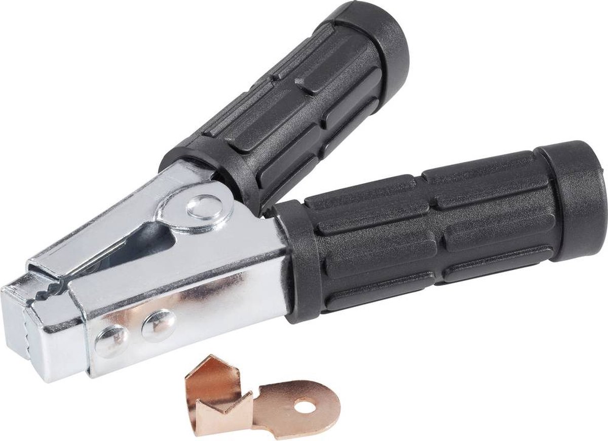 TRU COMPONENTS 800A Laadklem max. 800A/30V/DC Schroeven Zwart 1 stuk(s)