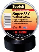 Scotch SUPER33+-25X33 Ruban isolant Scotch® noir (L x l) 33 m x 25 mm 1 pc(s)