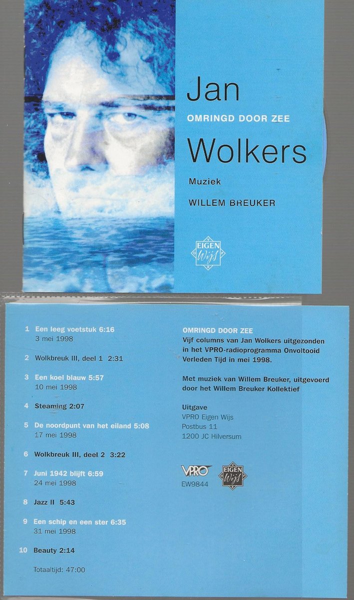 JAN WOLKERS OMRINGD DOOR ZEE + MUZIEK