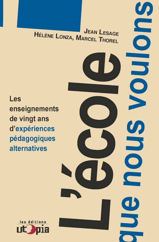 L'école que nous voulons
