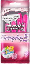 Wilkinson scheermesjes everyday 3 - 3 bladen - 4 mesjes