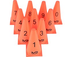 MDsport - Pionnen genummerd - Kegels met nummers 0-9